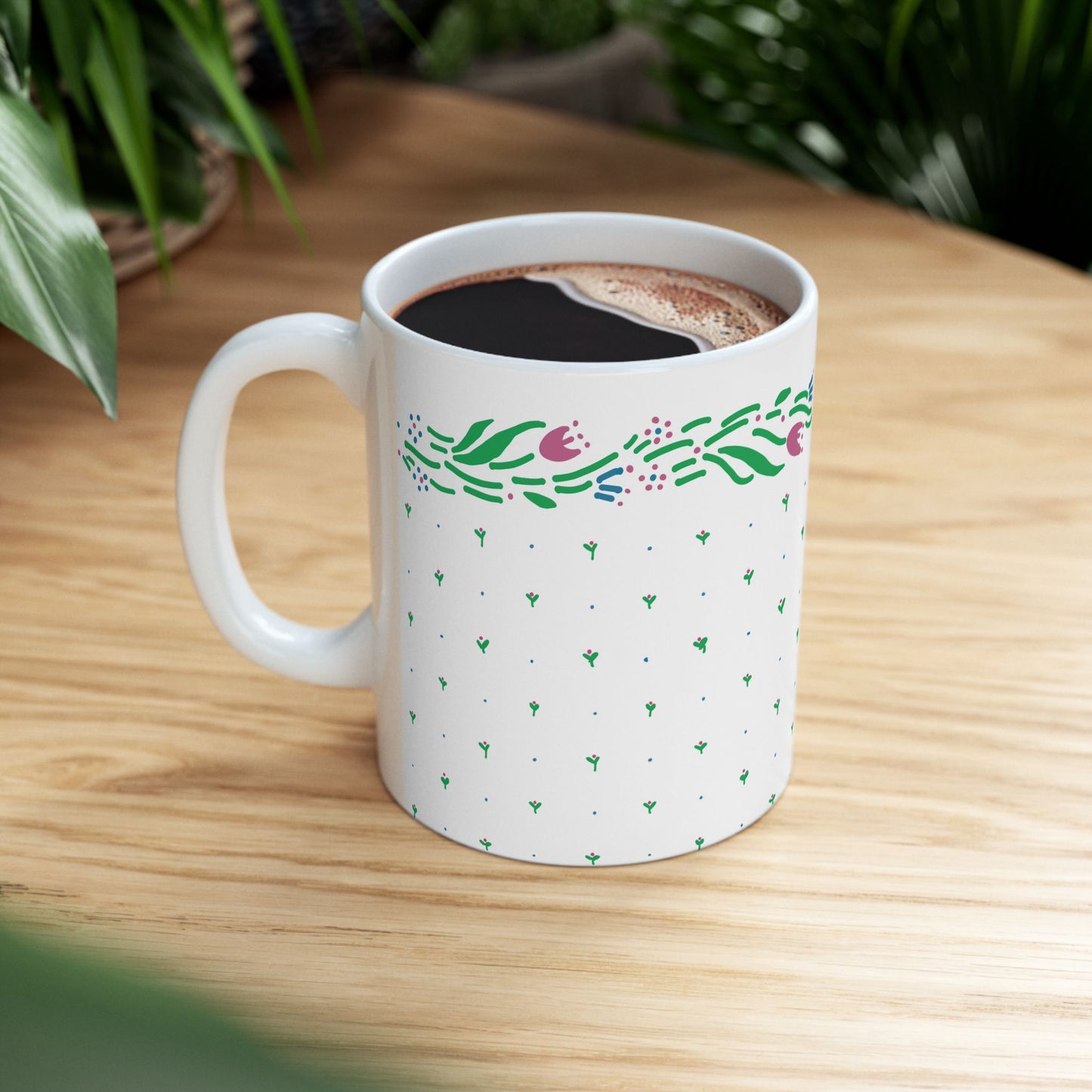 1980s Quilt Inspired Mug