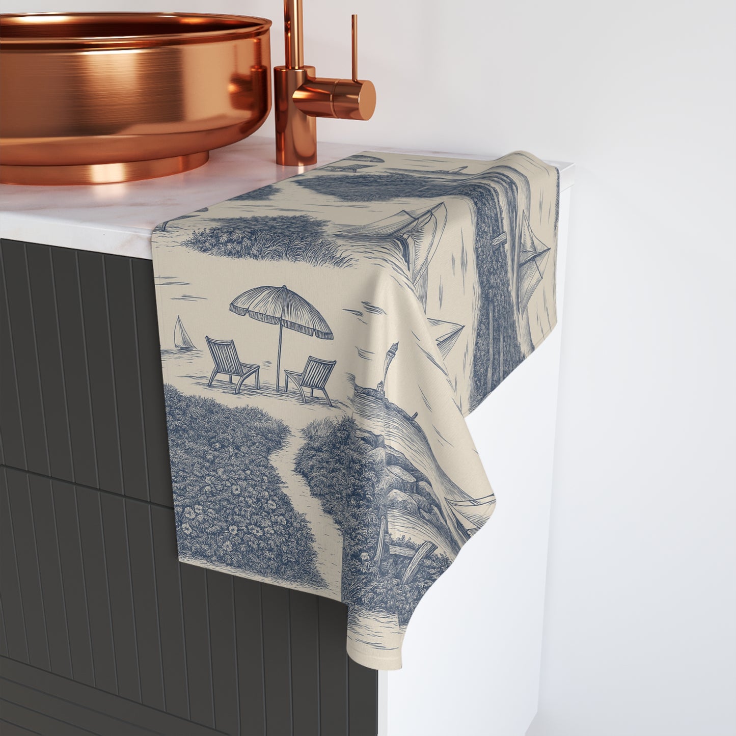 Boston Lighthouse Kitchen Towel