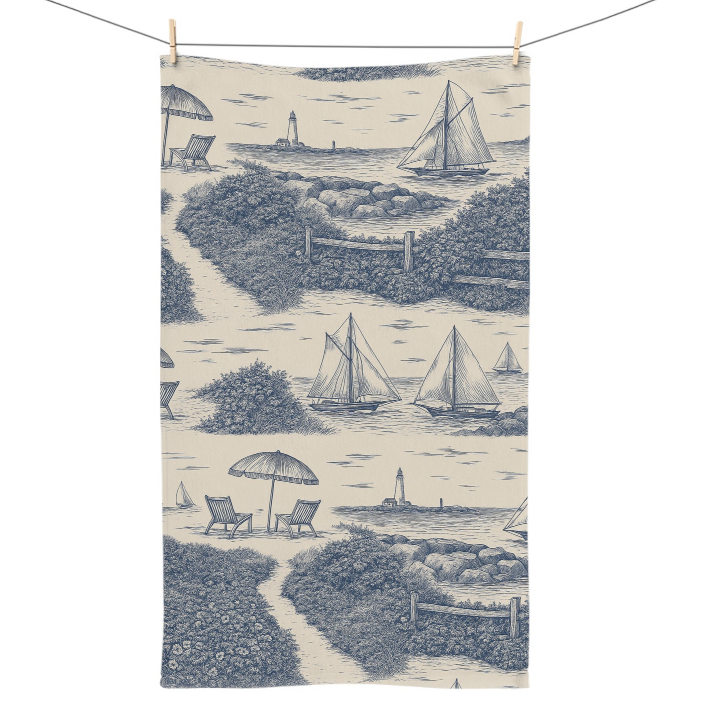 Boston Lighthouse Kitchen Towel