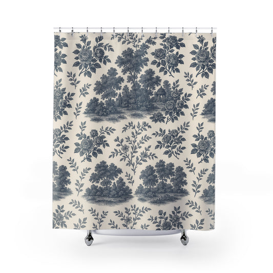 Larz in Spring Shower Curtain